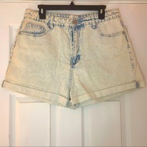 Cotton On Acid Wash Jean Shorts